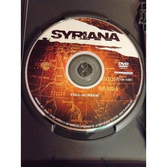 Syriana DVD Full Screen Edition Academy Award Winner George Clooney Drama - Picture 4 of 4